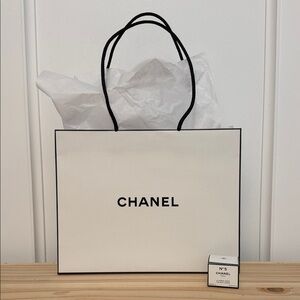 Chanel Gift Bag and sample No. 5 body cream